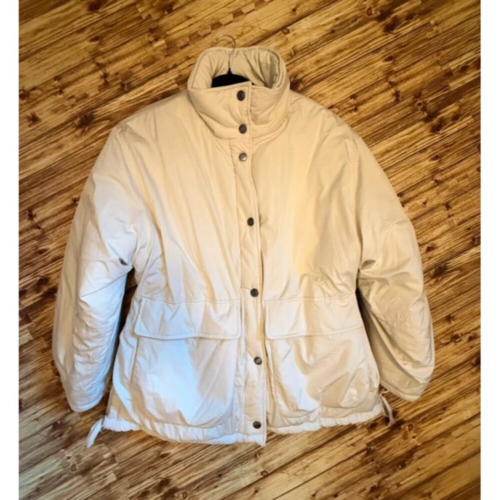 White Ivory Puffer Jacket - We The Free (Free People)